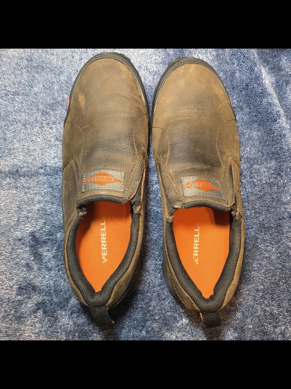Merrell Men's Jungle Moc Leather Composite Toe CSA Work Shoes - Picture 5 of 7
